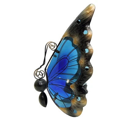 Blue Butterfly Solar Light, 9.8"