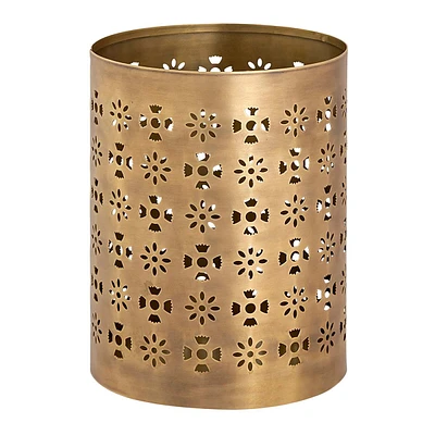 Tracey Boyd Metal Tealight Candle Holder, 8"