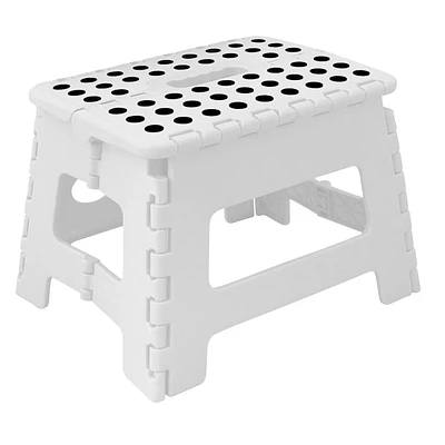 White Step Stool, 9"