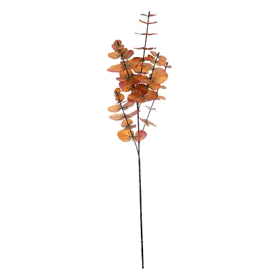 Metallic Orange Eucalyptus Stem, 31"