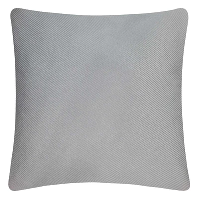 Light Diagonal Striped Throw Pillow