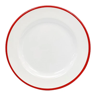 Rim Melamine Dinner Plate