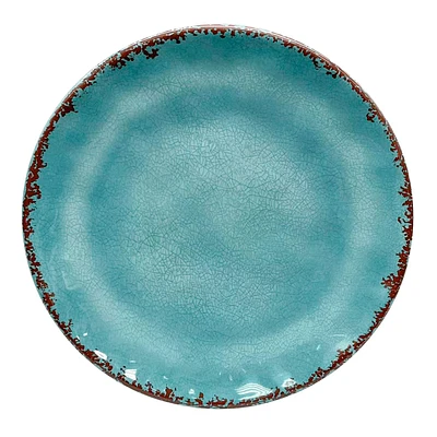 Bright Blue Melamine Dinner Plate, 11"