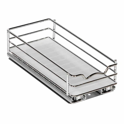 Silver Steel Spice Rack, 4.5x10.4