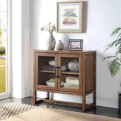 Moore 2-Door Cabinet, Brown