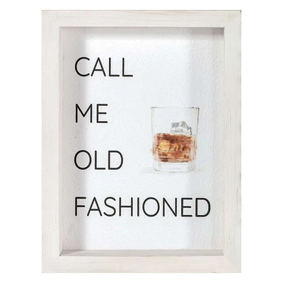 Call Me Old Fashioned Block Sign, 6x8