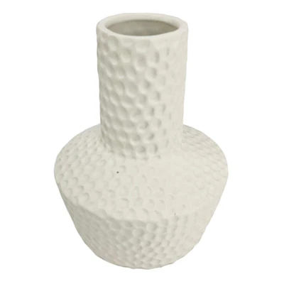 Hammered Ceramic Vase