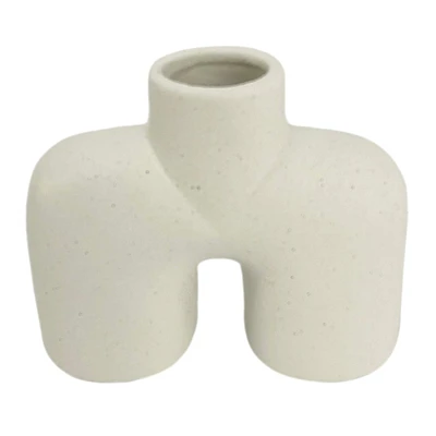 Crosby St. White Vase, 4.5"