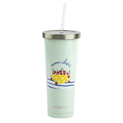 Mon Cheri Stainless Steel Tumbler, 24oz