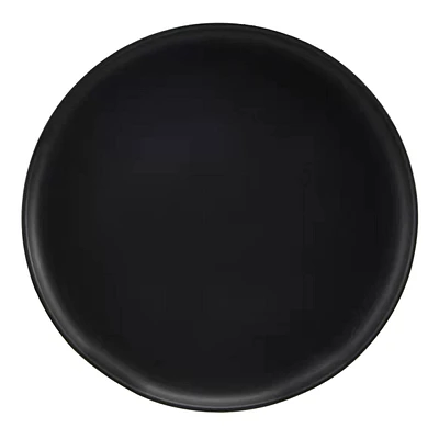 Black Ceramic Dinner Plate