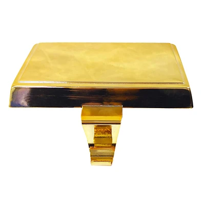 Set of 2 Gold Metal Stocking Holder