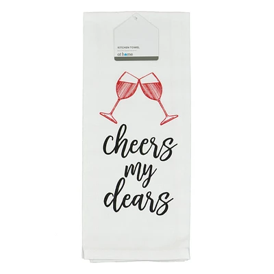 Cheers My Dears Kitchen Towel