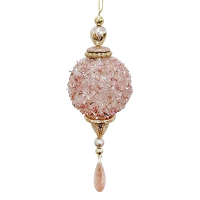 Beaded Dangle Ornament, 7"