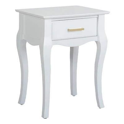 Scarlett End Table, White