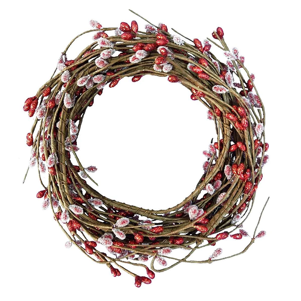 Red Pips Coiled Garland, 5'