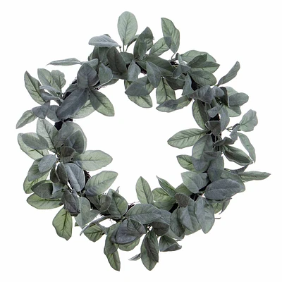 Lamb's Ear Wreath, 20"