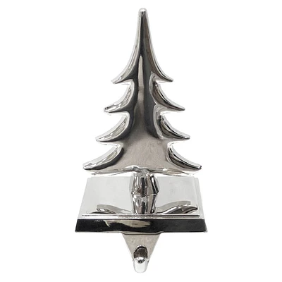 Silver Tree Stocking Holder, 6.2"