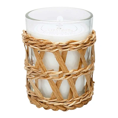 Cardamom Sandalwood Scented Seagrass Jar Candle, 8.46oz