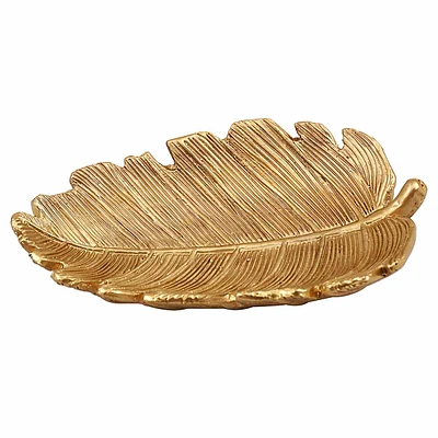 Tracey Boyd Gold Leaf Tray, 7x5