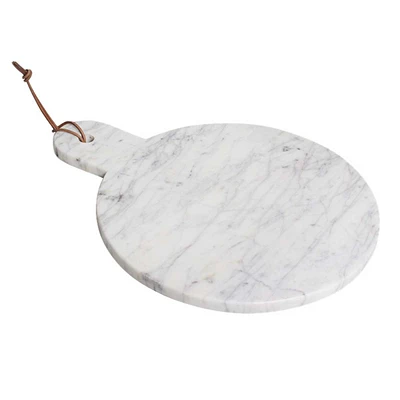 White Marble Round Board, Large