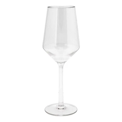 Clear Acrylic Wine Glass