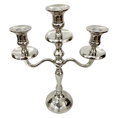 Silver Candelabra, 12"