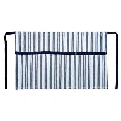 Blue Striped Gardening Utility Apron