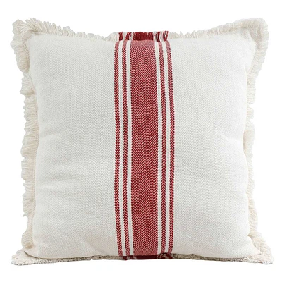 Center Striped Throw Pillow