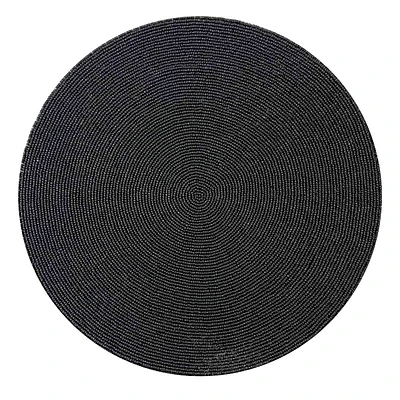 Providence Black Beaded Placemat