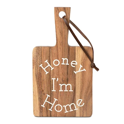 Wooden Honey I'm Home Serving Board