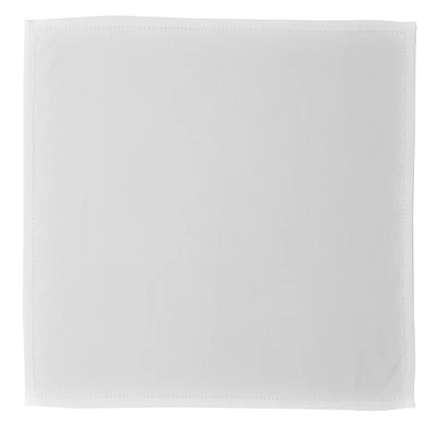 Set of 8 White Cloth Napkins