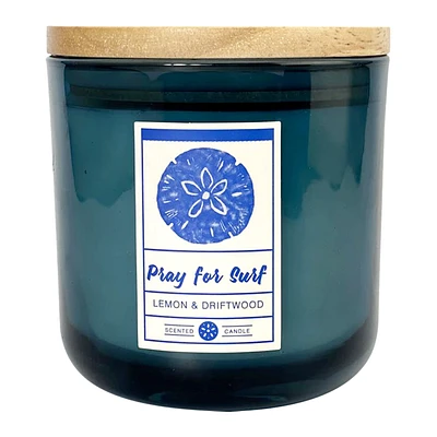 Tracey Boyd Lemon & Driftwood Scented Jar Candle, 12.5oz