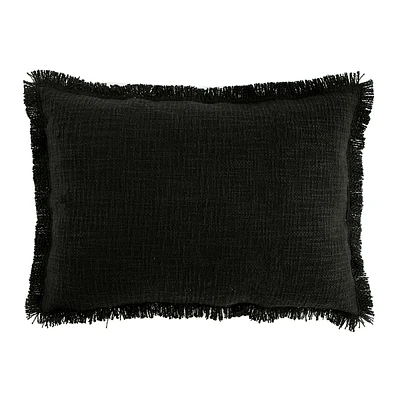 Tracey Boyd Slub Textured Throw Pillow