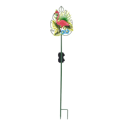 Tropical Flamingo LED Yard Stake, 33.5"