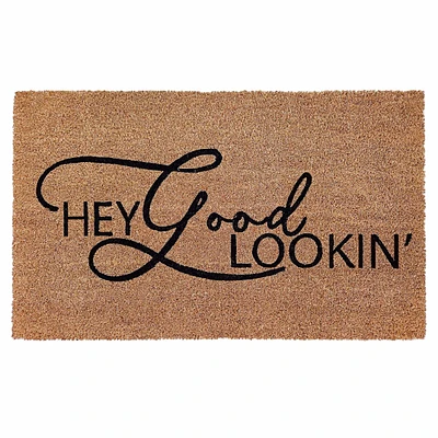 Hey Good Lookin' Coir Mat, 18x30