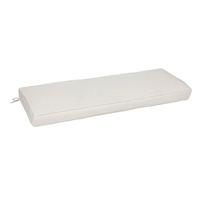 Tristan Heather White Premium Outdoor Bench Cushion