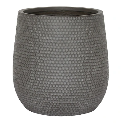 Bingham Jar Taupe Fiber Clay Outdoor Planter