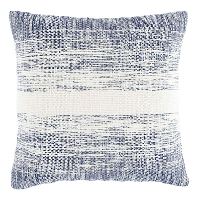 Milos Navy Throw Pillow, 18"