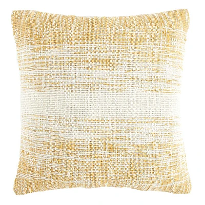 Milos Yellow Throw Pillow, 18"