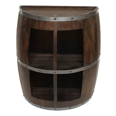 Half Round Wine Barrel