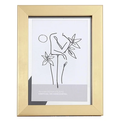 Gold Float Tabletop Picture Frame, 5x7