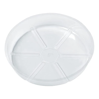 Round Clear Plant Saucer