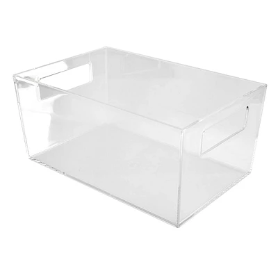 Clear Storage Bin, Small