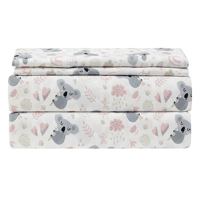 Tiny Dreamers Sleepy Koalas Printed Sheet Set, Full