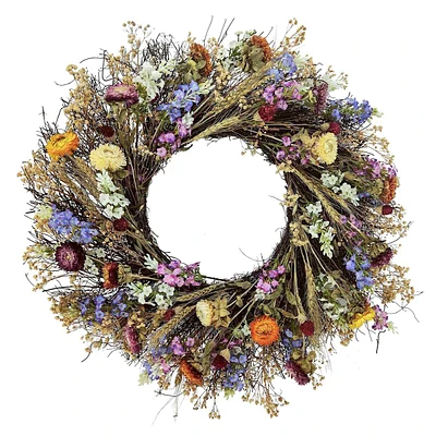 Mixed Dried Floral Wreath