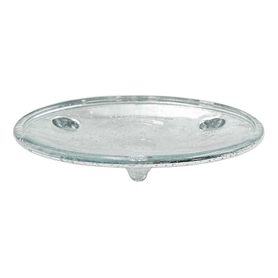 Mercury Glass Soap Dish Silver