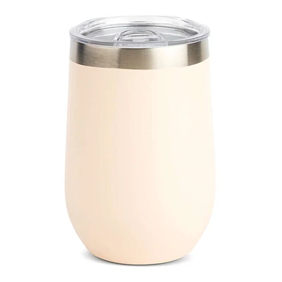 Tan Wine Tumbler, 14oz