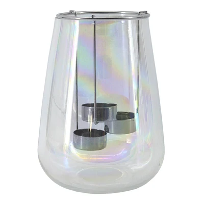 Iridescent Glass Lantern