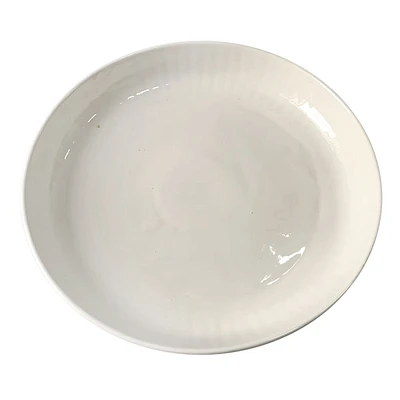 Tracey Boyd White Ceramic Decorative Plate, 12"