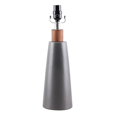 Tapered Modern Ceramic Small Lamp Base